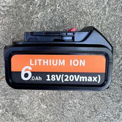 6 Ah 18V Lithium Ion Battery 