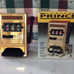 Vintage Waco Casino Prince Bank Slot Machine (Boxed)