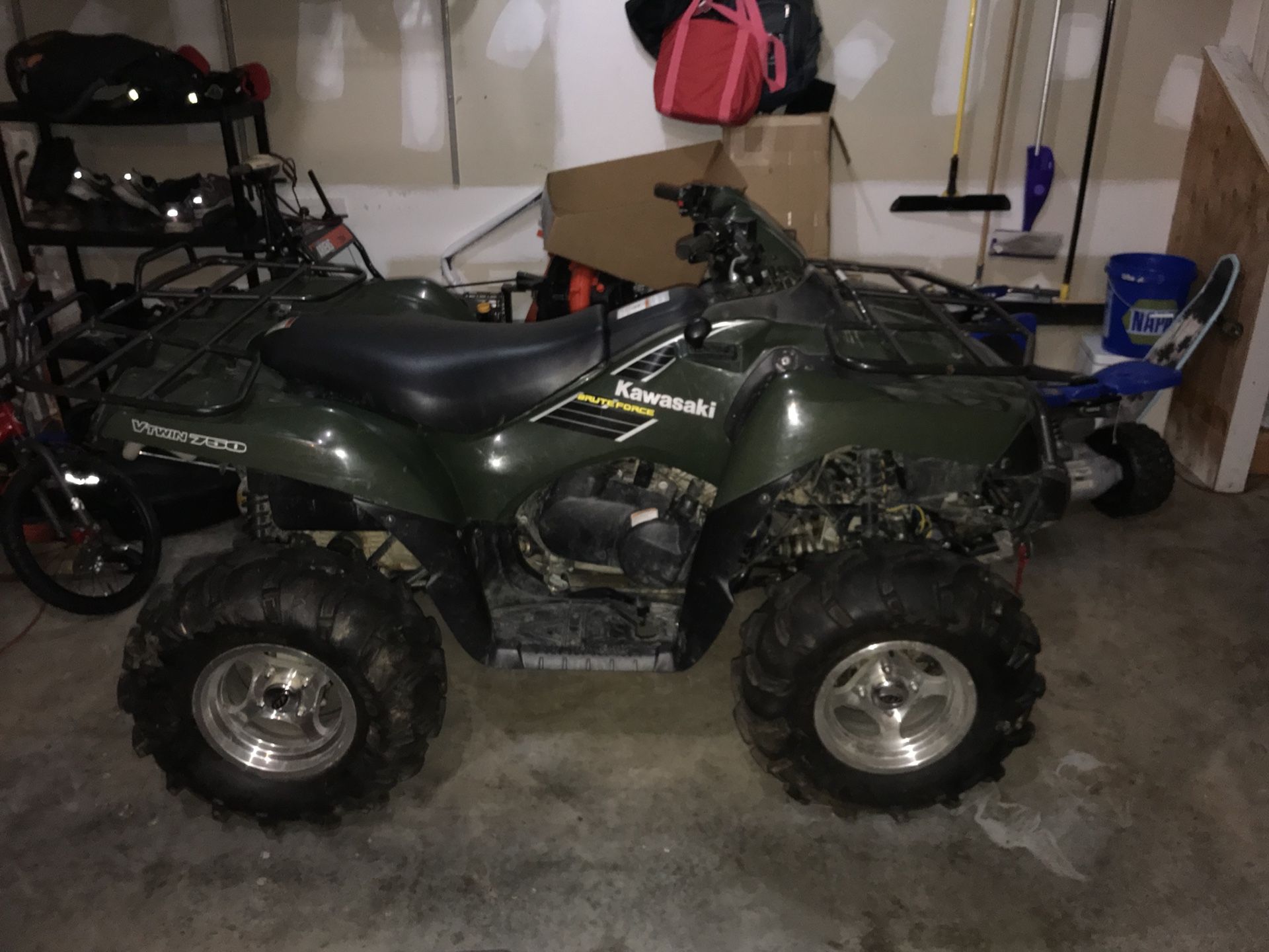 ATV 2005 Kawasaki Brute Force 750 4x4 with brand new in box high end plow and new 3500lb winch. Only deal locally and cash only no scams