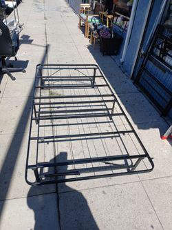 foldable twin  metal platform bed frame