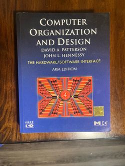 Computer Organization and Design ARM Edition Paperback Patterson Hennessy