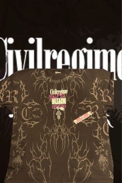 Civil Regime x Bleach Grimmjow Oversized Anime T-Shirt Bloom Bankai NEW