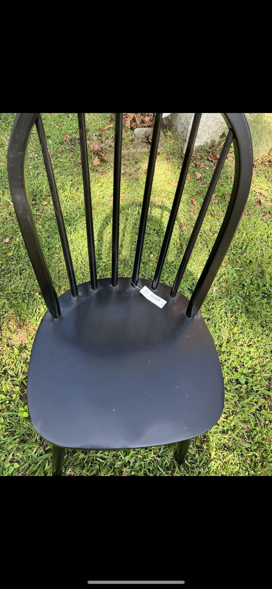 Black Wooded Chair