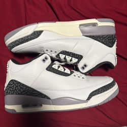 BRAND NEW WHITE CEMENT JORDAN 3S