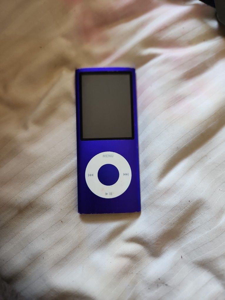 APPLE IPOD NANO 4th GEN A1285 8GB (Blue/Purple) MP3 PLAYER + Videos & Photos Compatible