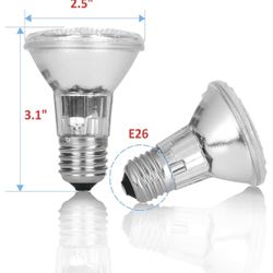 Par 20 FL25 50PAR20/FL 50 Watt Halogen Spot Light Bulb Replacement (30x)