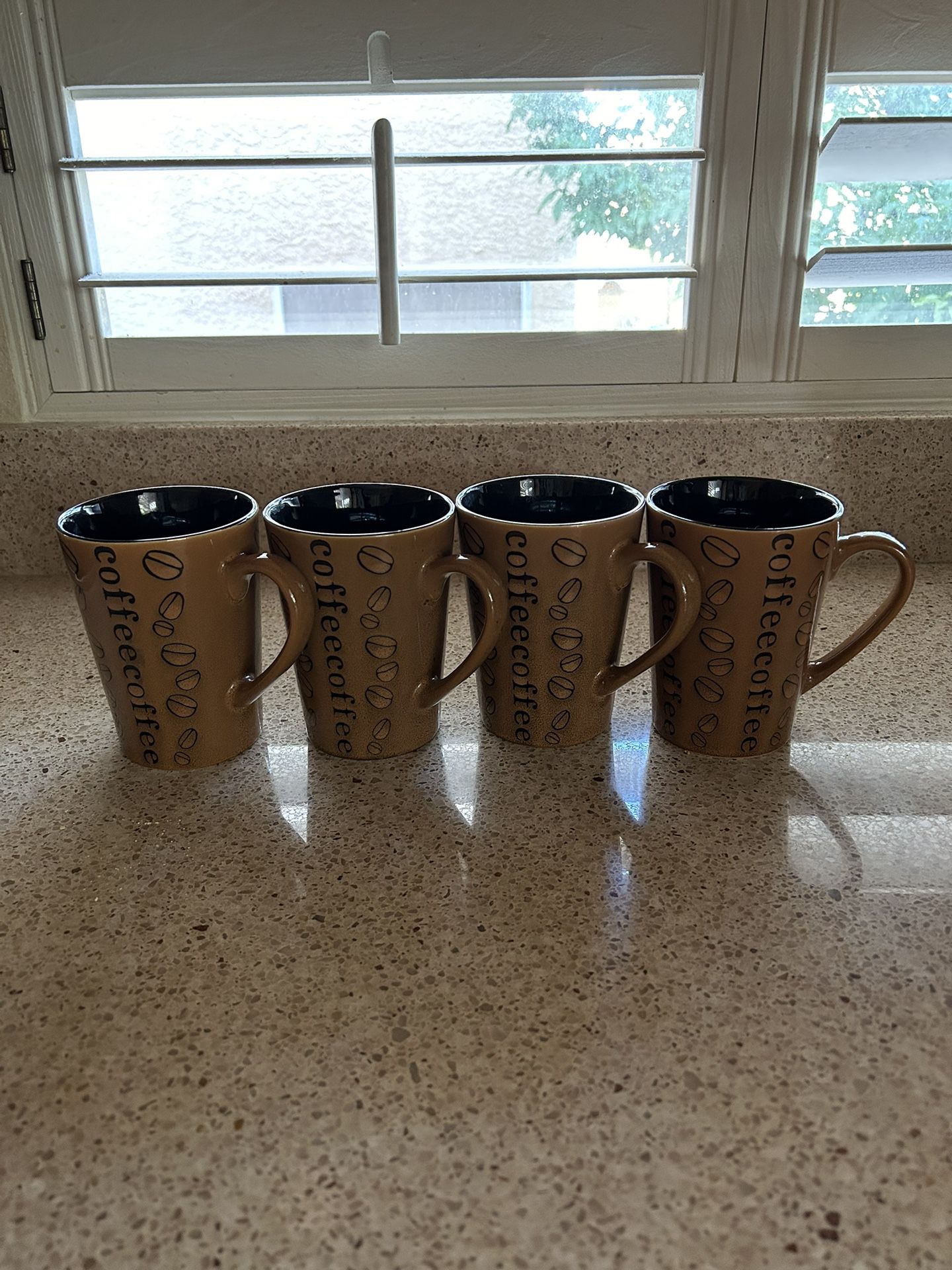 4 Cute Coffee Mugs