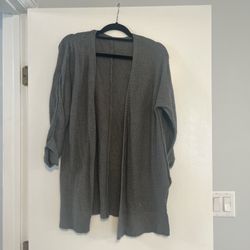 Ladies Gray Cardigan 