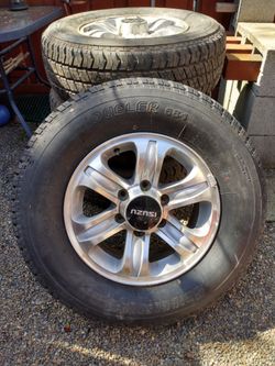 Rim & Tire Set Of 4 Isuzu/Bridgestone