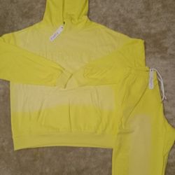 Purple Brand Glothic Applique Hoodie And Sweatpants 