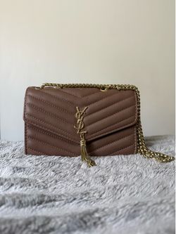 Brown & Gold Shoulder Bag