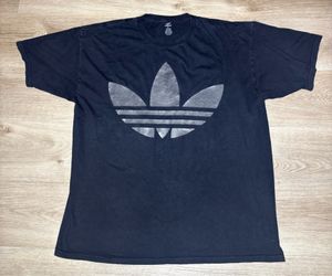 Adidas Black Trefoil Logo T-Shirt XL Streetwear