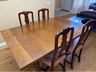 Wood Table with Leaf (table only)
