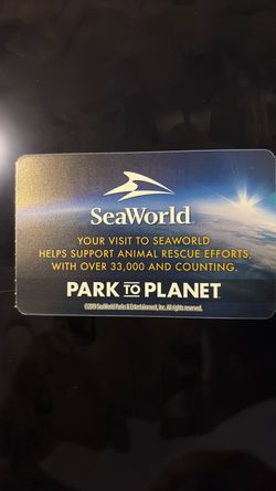 SeaWorld Park to Planet Pass Card