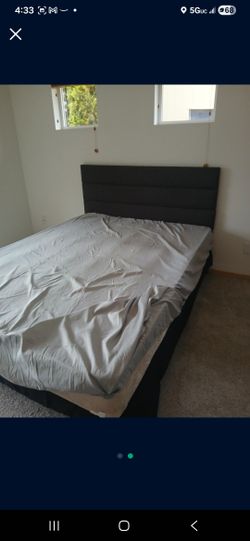 Queen Grey Headboard