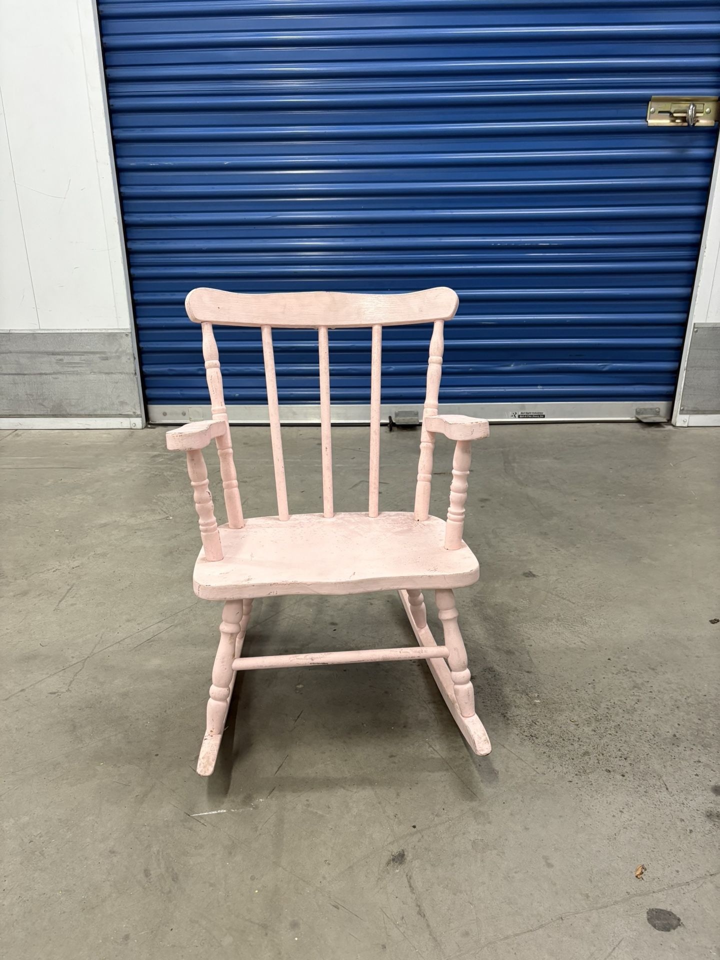 Pink Little Kid Rocking Chair 