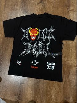 Civil regime Black and orange WWE Rock Bottom tee size Medium