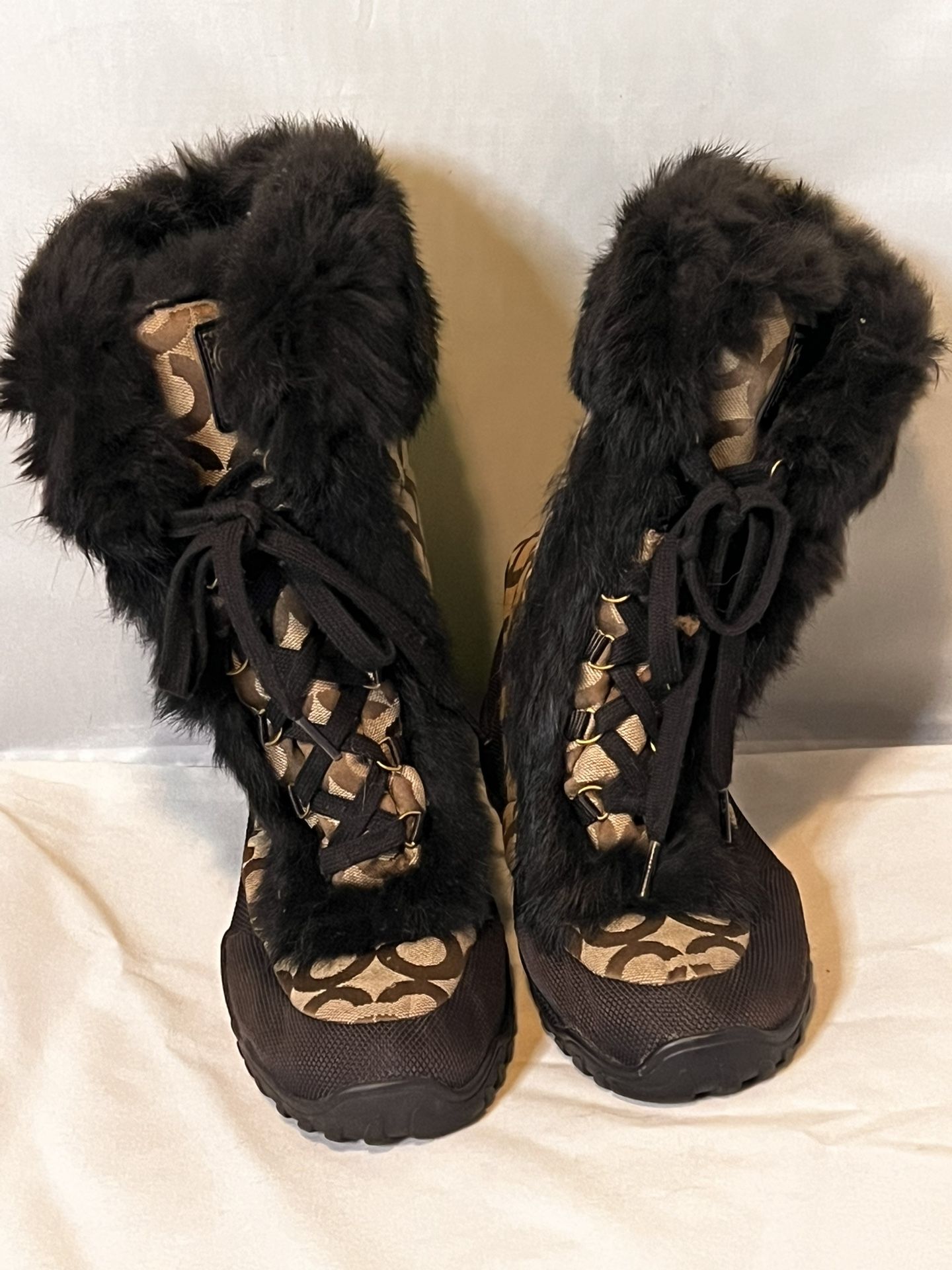 Like New Coach Winter Boots Size 8.5