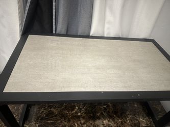 Metal And Marble Table 