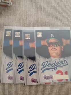 Mike Piazza Dodgers baseball cards