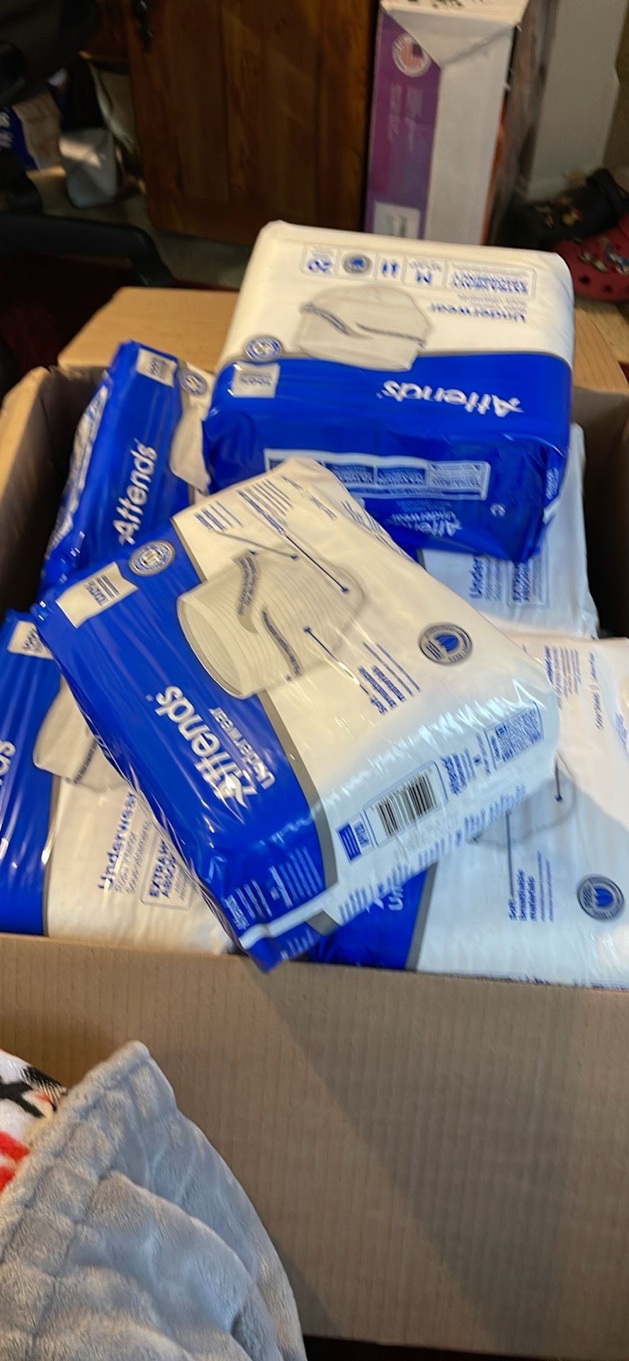 Attends  Diapers For Women Or Men Medium