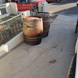 Barrels and Barrel Planters 