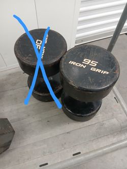 95 lb Single Dumbell $60firm