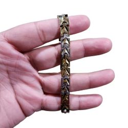 Vintage Gold Silver Toned Bracelet