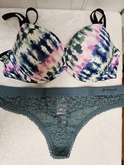 Brand New Pink Victoria's Secret 36B Med zebra Panty $36.00