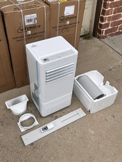 Portable Air Conditioner, 10000 BTU Air Conditioner Portable for Room Up to 450 Sq.Ft, Remote Control, 24H Timer, Dehumidifier & Fan Modes, 3-in-1 AC 