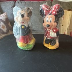 Micky And Minnie Mouse Piggy Banks