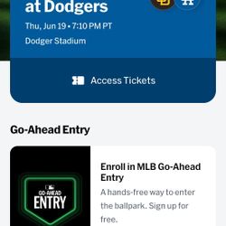 Dodger Vs Padres 6-19-25