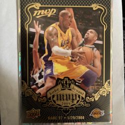 Kobe Bryant Basketball Trading Card 
