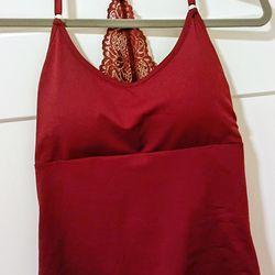 Women's L New Shirts w bra built in