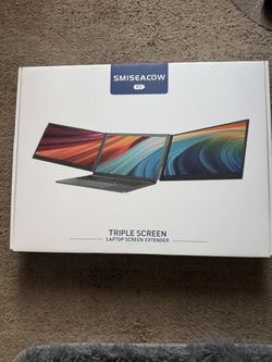 SMISEACOW P7 Triple Laptop Screen Extender 15.6" 1080p (New)