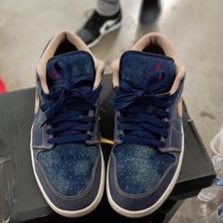 Air Jordan Retro 1s Low Denim