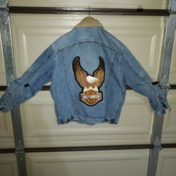 Harley Davidson Sherpa Denim Jacket