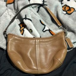 Vintage Tan Coach Bag