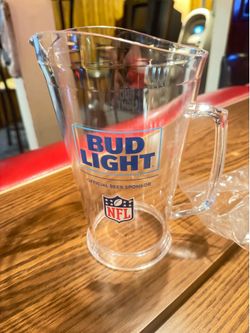 Pitcher- bud light- new in plastic