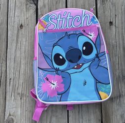 Disney Stitch 17” Girls Backpack ( New, No Tags)