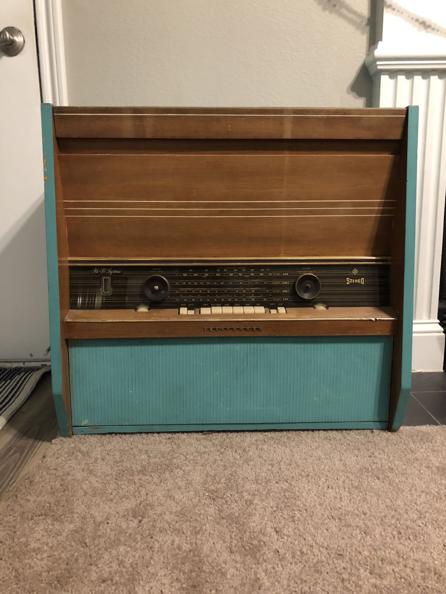 1960s Telefunken stereo console