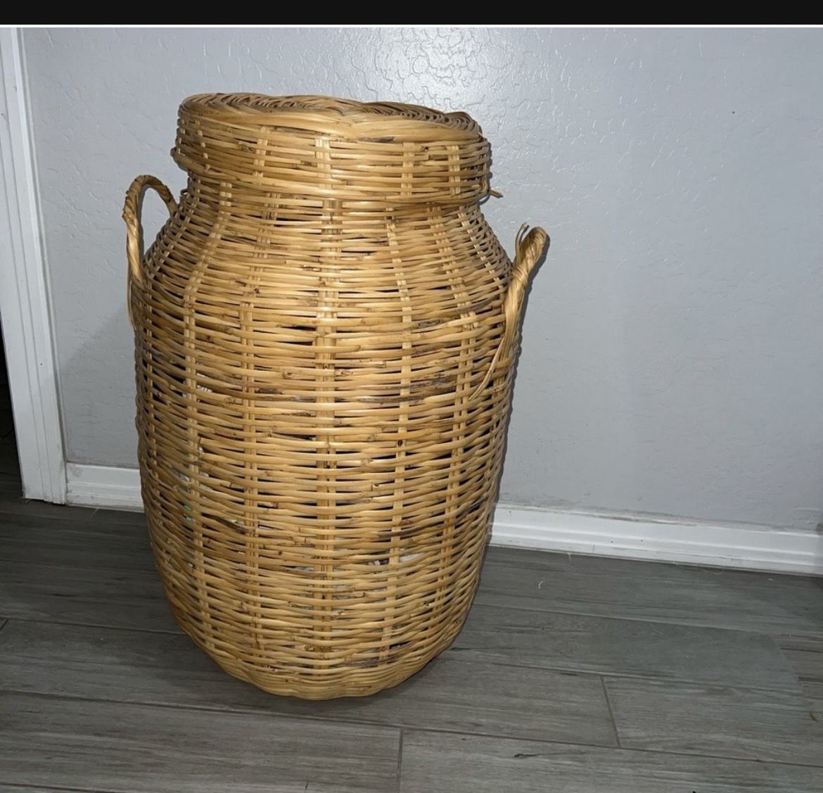 XL Large wicker basket boho basket