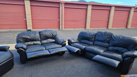 Leather couches