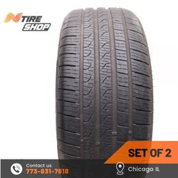 Set of 2 Used  7.5/32  225/45R17  91H  Pirelli  Cinturato P7 All Season Run Flat