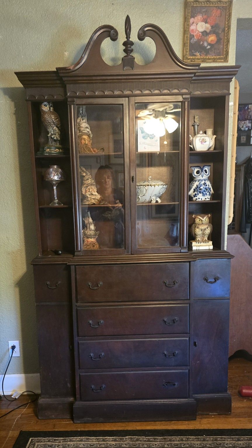 Antique China Cabinet/secretary