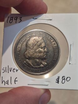 1893 Columbian exposition conmemorate half dollar