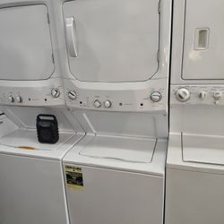 GE Stackable 220v Washer Electric Dryer Super Larga CapacityI n Excellent Working Condition