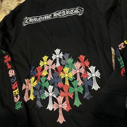 Long Sleeve Chrome Heart M , Large 