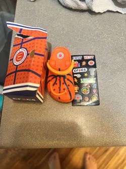 McDonalds Happy Meal Toy- All American Games Croc, Basketball Croc. Keychain