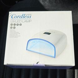 NEW CORDLESS RECHARGEABLE UV LED LAMP